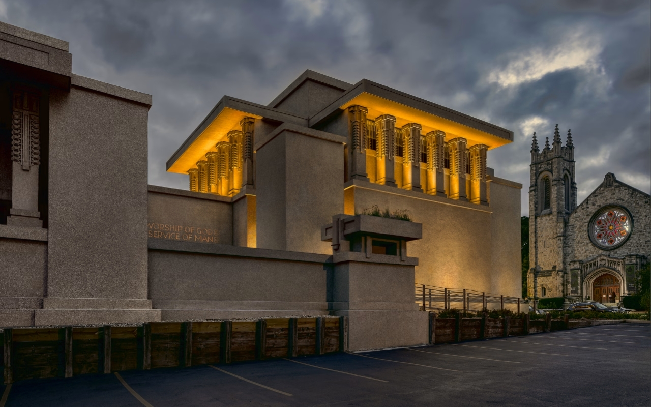 Unity Temple in Oak Park